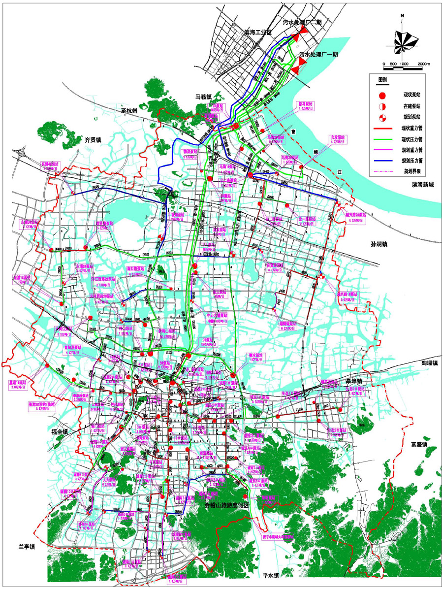 绍兴市污水收集系统优化规划(2011-2020)